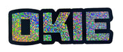 Holographic Glitter OKIE Sticker