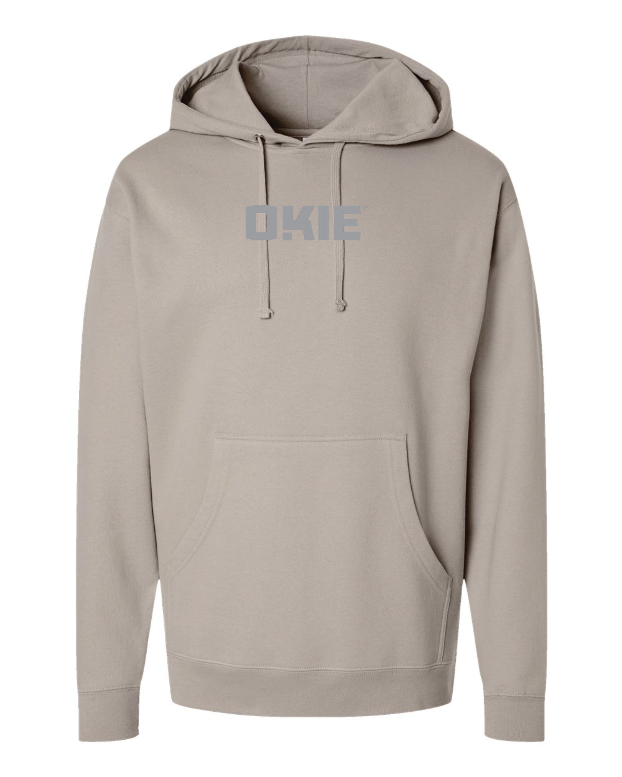 Okie Essential Hoodie-Cement