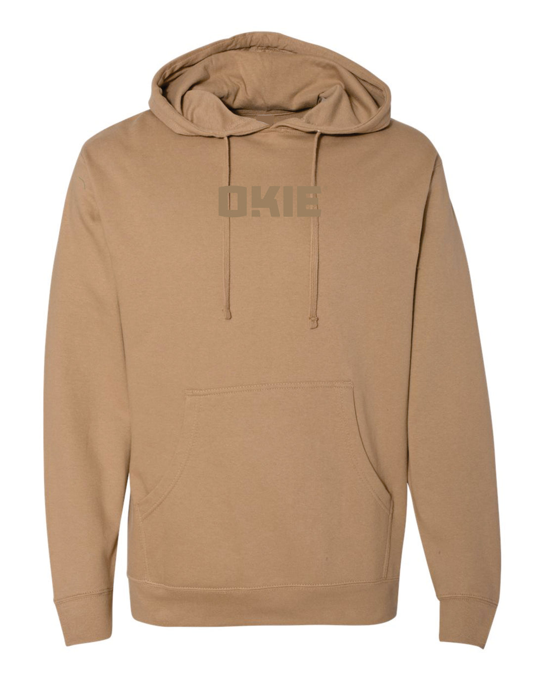 Okie Essential Hoodie-Sandstone