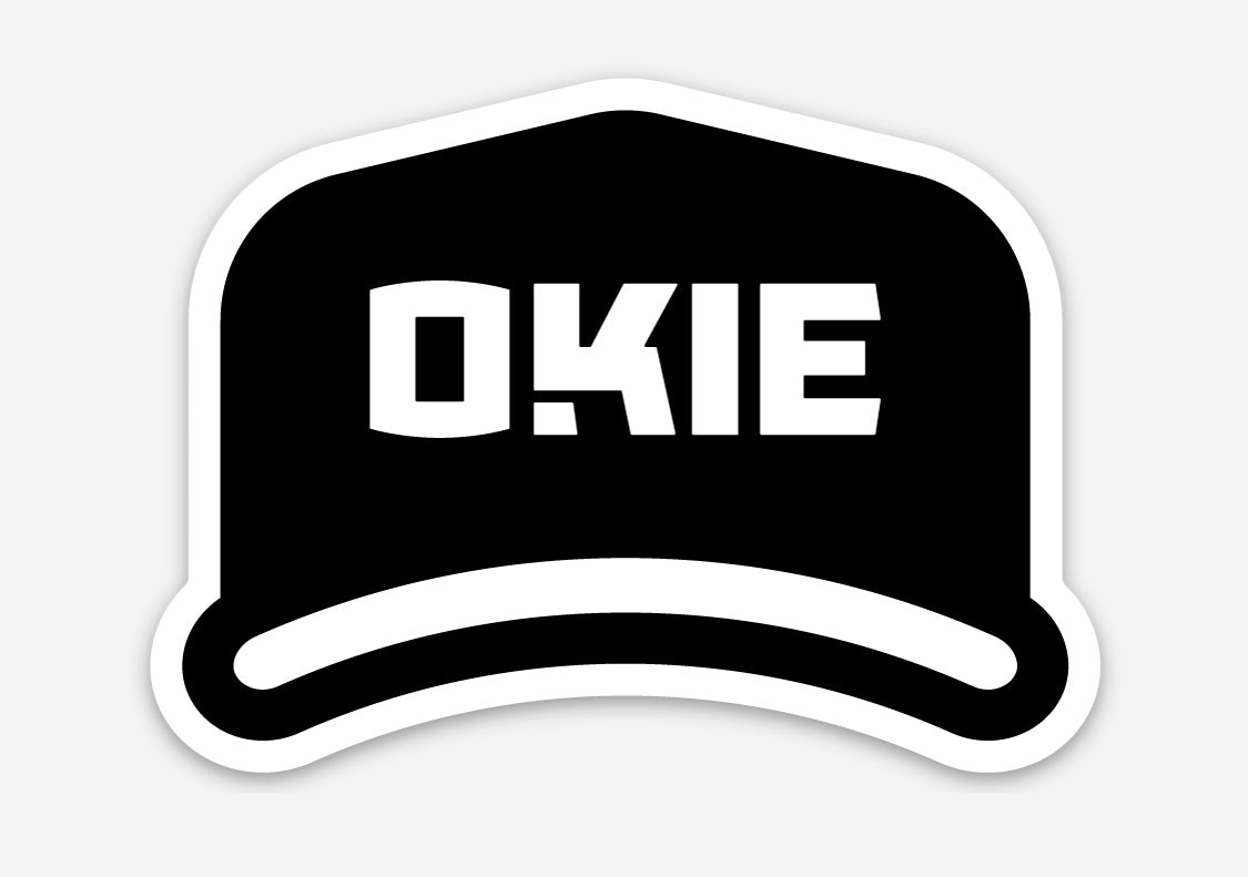 Okie Hat Sticker