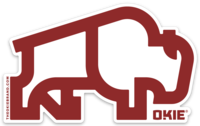 Okie Bison Sticker
