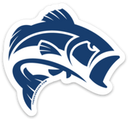 Okie Blue Fish Sticker