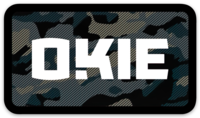 Okie Camo Patch Sticker