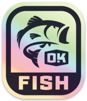 Holographic Fish Sticker