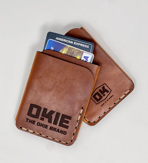 
                  
                    Leather OKIE Minimalist Wallet
                  
                