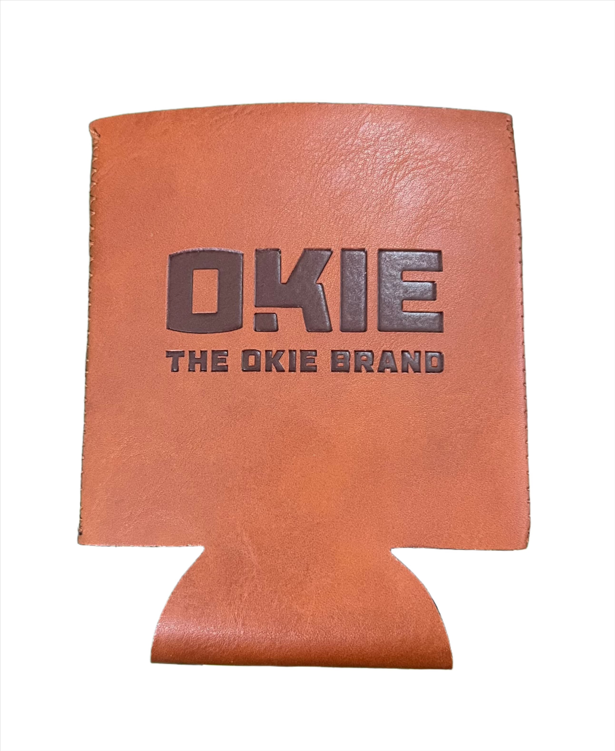 Faux Leather Can Cooler