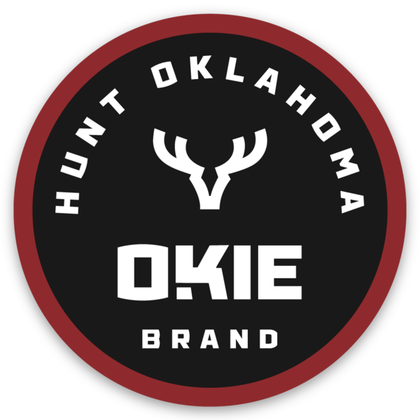 Hunt Oklahoma Circle Sticker